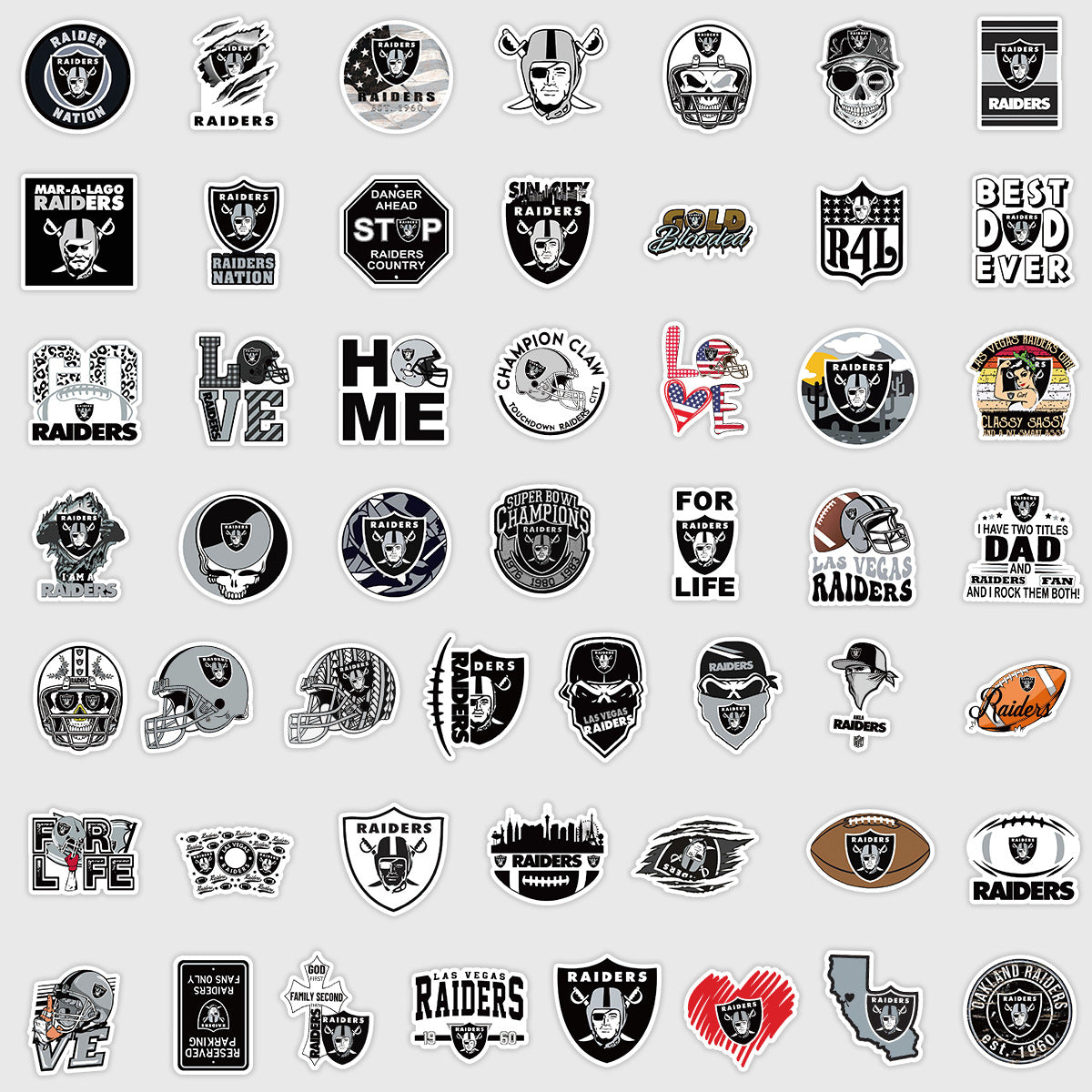 Wholesale 50pcs/pack football team graffiti stickers
